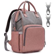 Custom Design Ladies Backpack: Functional Diaper Bag with Stroller Straps