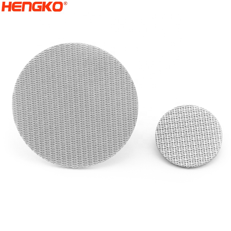 20 100 micron stainless steel wire mesh Round mesh metal filter multi-layer mesh filter screen filter disc