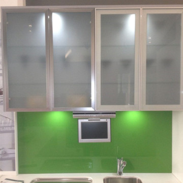 Toughened Frosted Glass For Kitchen Cabinet Doors