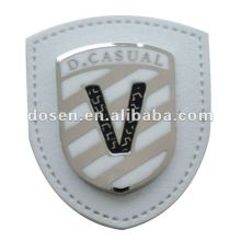 metal labels for jeans/custom clothing/branded leather patch