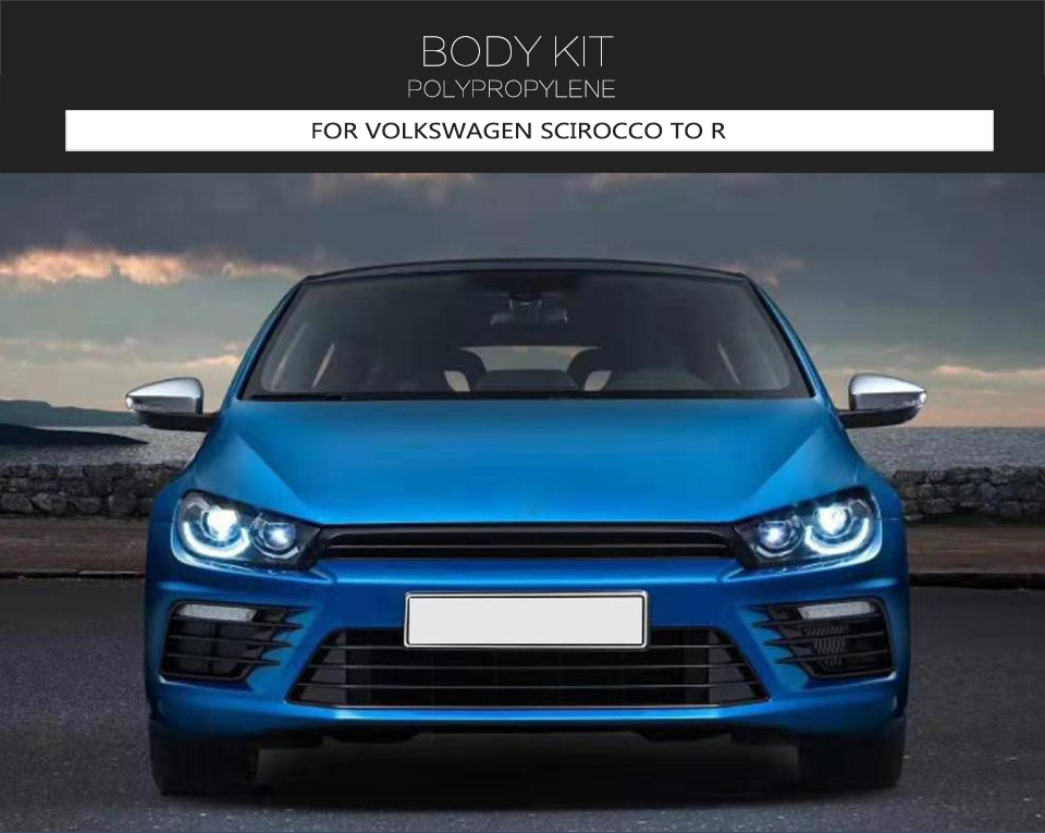 Plastic Car Body Kits for Volkswagen Scirocco 2015-2016 R Style