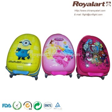 Hard plastic kids trolley case luggage