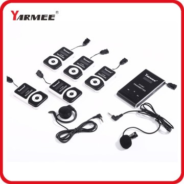 Wireless Teaching Microphone Vhf Wireless Tour Guide System / Audio Guides Equipment YT100--YARMEE