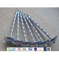 Factory price electro galvanized Q195 umbrella roofing nail