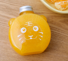 Cute Tiger-Shaped 500ml/16oz Kids' Water Bottle & Juice Jar
