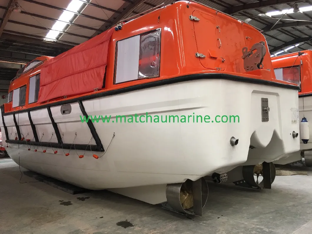 China Professional Manufacturer 150 Persons Partially Enclosed Lifeboat