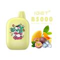 OEM Iget B5000 Fruits de bouffée saveurs ECIGARETTE DISPOST