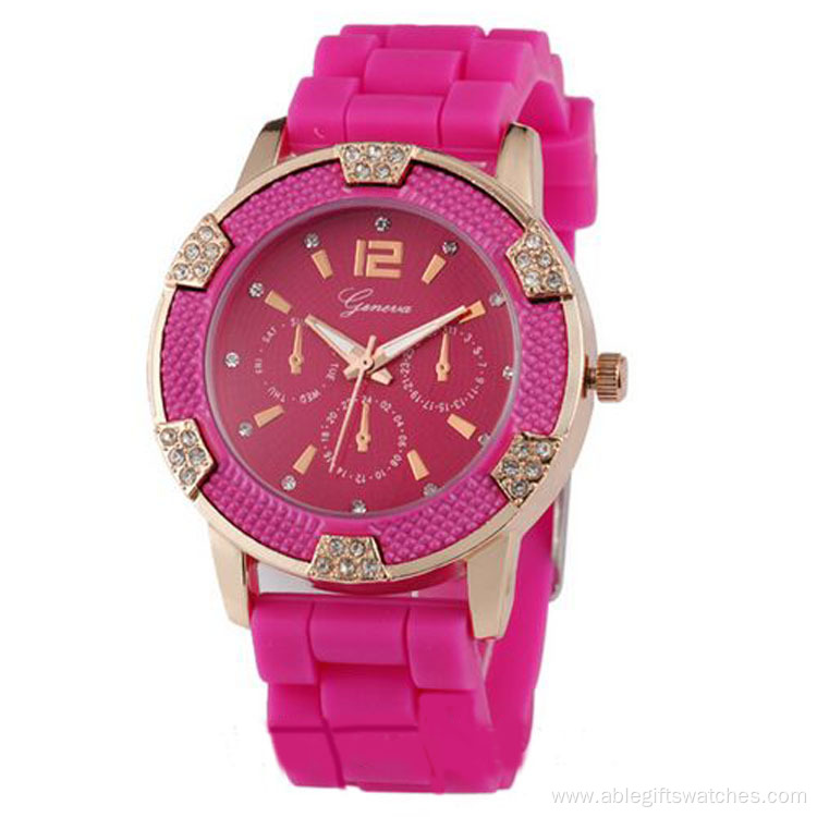 2016 New Popular Girls Silicone Modify Wristwatches