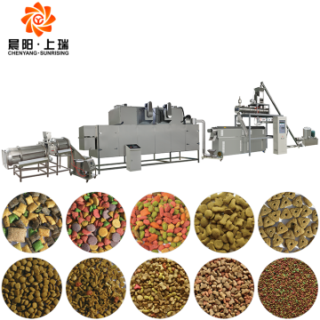 Línea de producción de máquinas de pellets de alimentos para perros y gatos