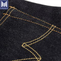 Özelleştirilmiş 22oz Selvedge Mens ağır denim ince kot pantolon