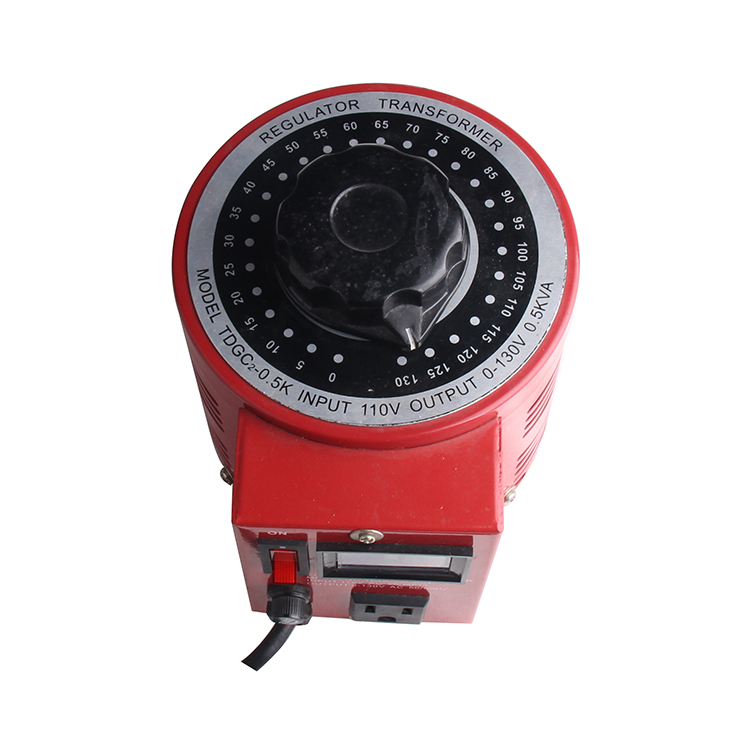 0.5Kva 500va Input 110V Output 0-130V Adjustable Regulator Transformer