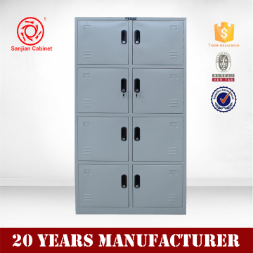 Storage Cabinet Locker Steel School Storage Locker 8 door steel locker