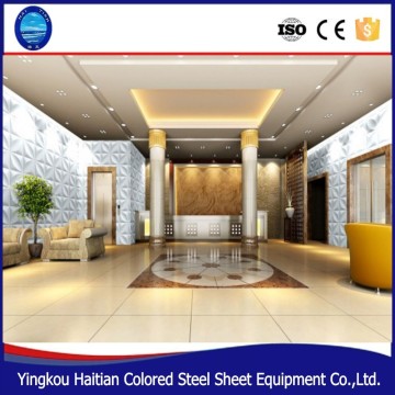 Senior hotel background wall decoration, 3D wall panels