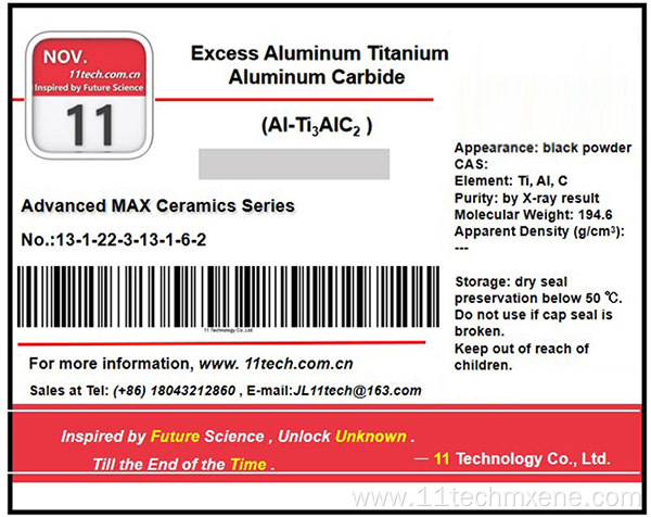 Chemical Scientific Research Experiment Ta4AlC3 Black powder