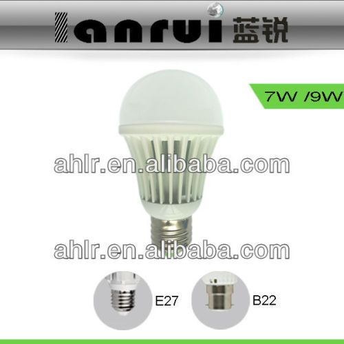 60mm smd5630 9 watt led bulb e27 =100W
