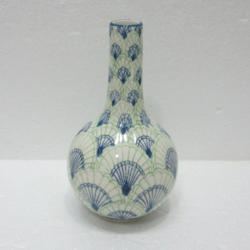 Hand painted ceramic table decoration vase and jar