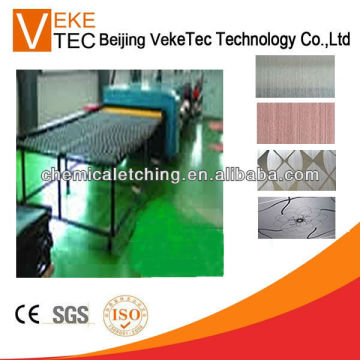 Metal surface hairline finishing machine