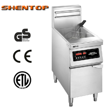 Shentop Single Tank Basket Commercial Deep Fryer for Fast Food Restaurant Used,Deep Fyer (Computer Control)