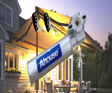 Ahouse Retractable Fencing for Gardens Awning Motor/Awning