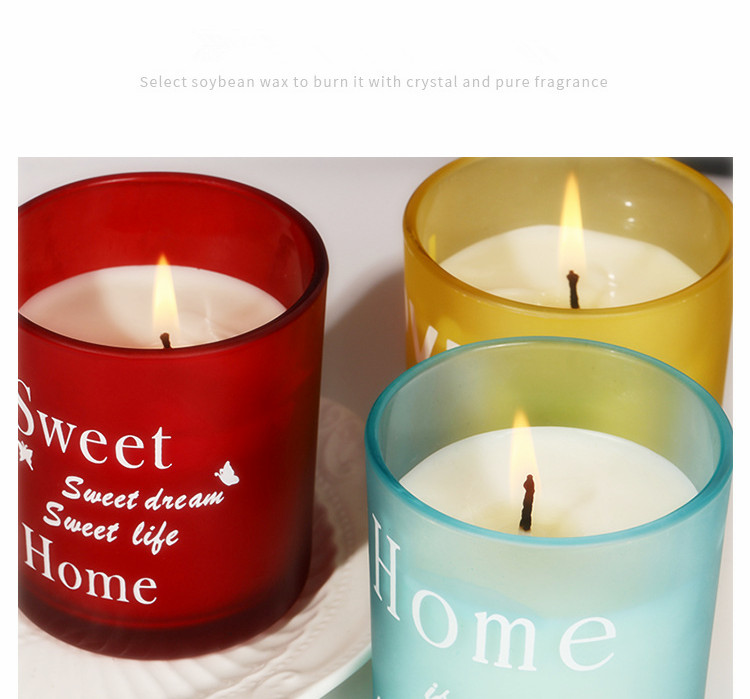 Водар 8 унцый духмяная шкляная свечка для дома