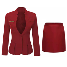 2022 New Fashion Sexy Ladies Business Suit Formal Skirt Suit for women