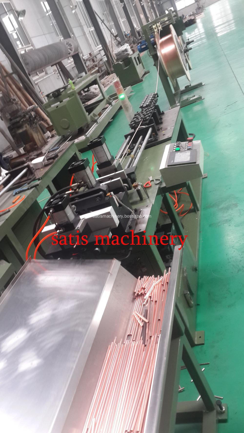 Tube Straightening and Cutting Machine