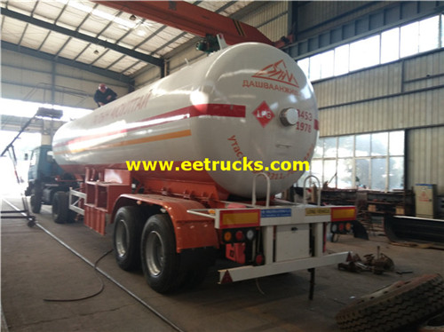 48cbm 20mt Propane Trailers Usafirishaji wa Gesi