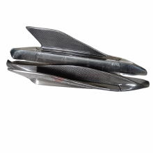 Capristo Style Dry Carbon Fibre Side Skirt Upgrade for Ferr 488 GTB Spider