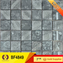 Glass stone mosaic, small brick shape mosaic, kitchen mosaics(BF4849)