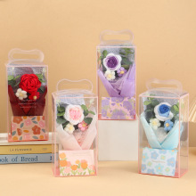 2025 Trending Knitted Flower Bouquet - Handmade Crochet Flowers in Gift Box