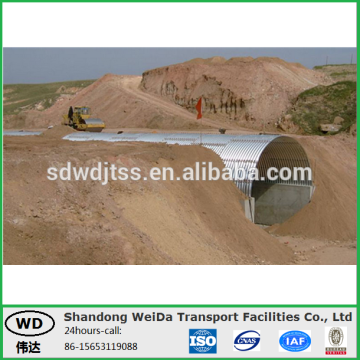 6meter Corrugated Steel Pipe Road Culvert and Tunnel