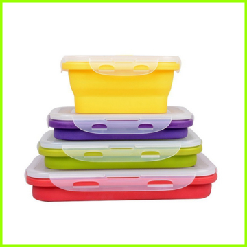 Reusable Food Grade Silicone Lunch Box