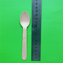 Disposable wooden cultery wooden spoons 140mm