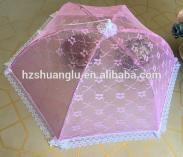 Glass dome food cover with food plastic cover packing