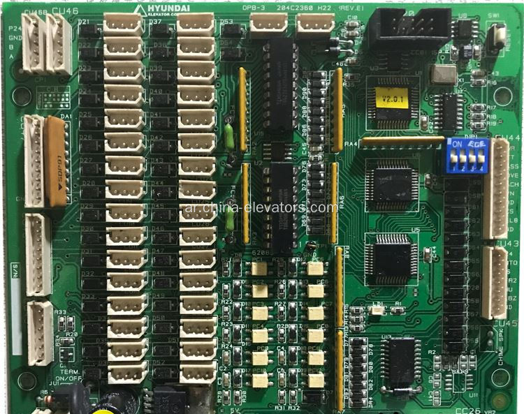 Hyundai Elevator OPB-3 Board / 204C2360 H22