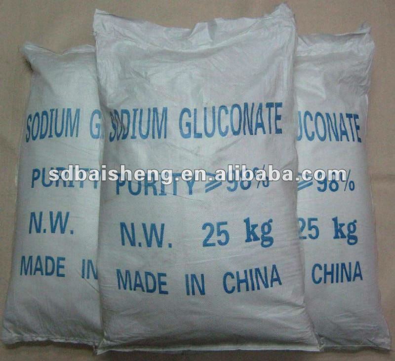 high quality sodium gluconate 99% as sequestrant