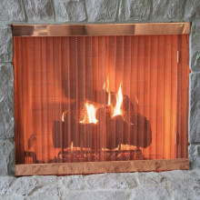 Fireplace Mesh Screen / Curtain