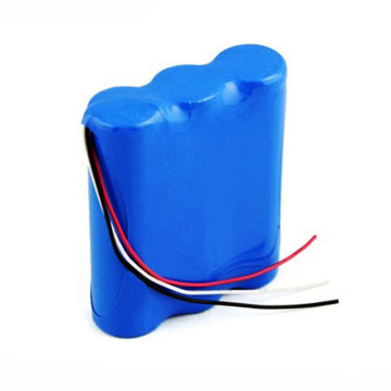 18650 3S1P 11.1V 2400mAh Li Ion Battery Pack