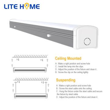 réglette à bande led 60w avec détecteur de mouvement