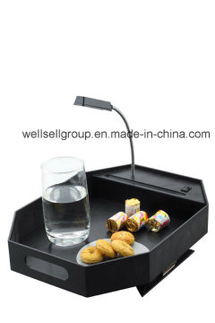 Sofa Clip Tray/ Bed Tray with Lamp for Promotional