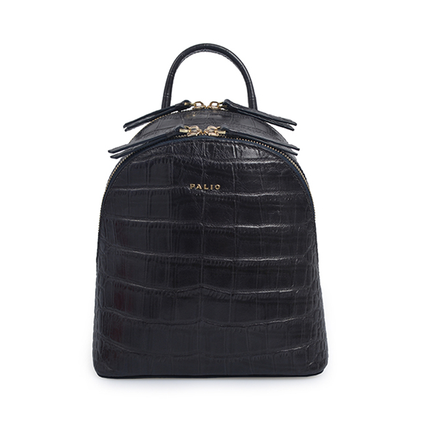 Fashion Women Leather Backpacks Luxury crocodile pattern Travel Back pack