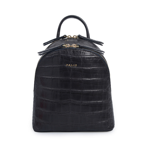Nancy Gonzalez Bag Medium Black Crocodile Leather Backpack
