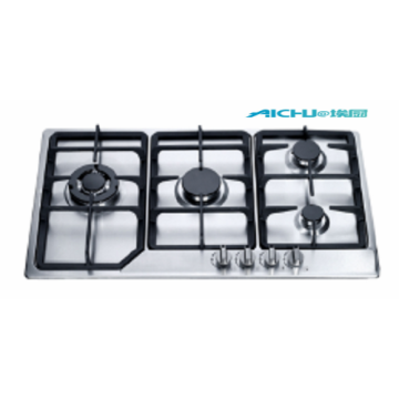 Built In 4 Burners Stainless Steel Gas Hob