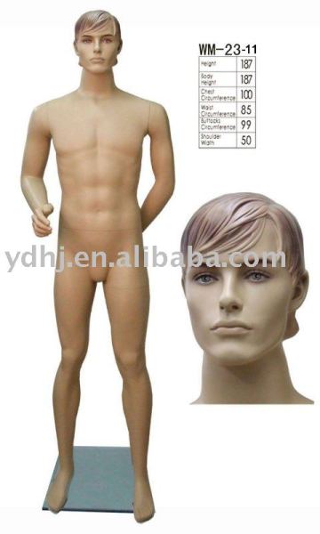 Abstract full body male mannequins