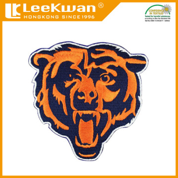 Tiger head full embroidered patch/applique