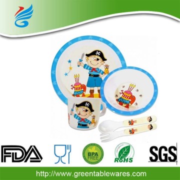 new design PP unbreakable children dinner set/kids dinner set