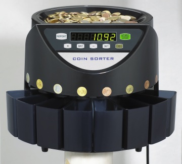 550C Coin Counters & Sorters: Counting Machines for ILS, EURO, GBP, LBP, YER, BOB Currencies
