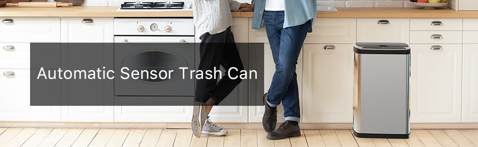 50L/30L smart trash can sensor stainless steel trash can garbage cans trash garbage bin for kitchen