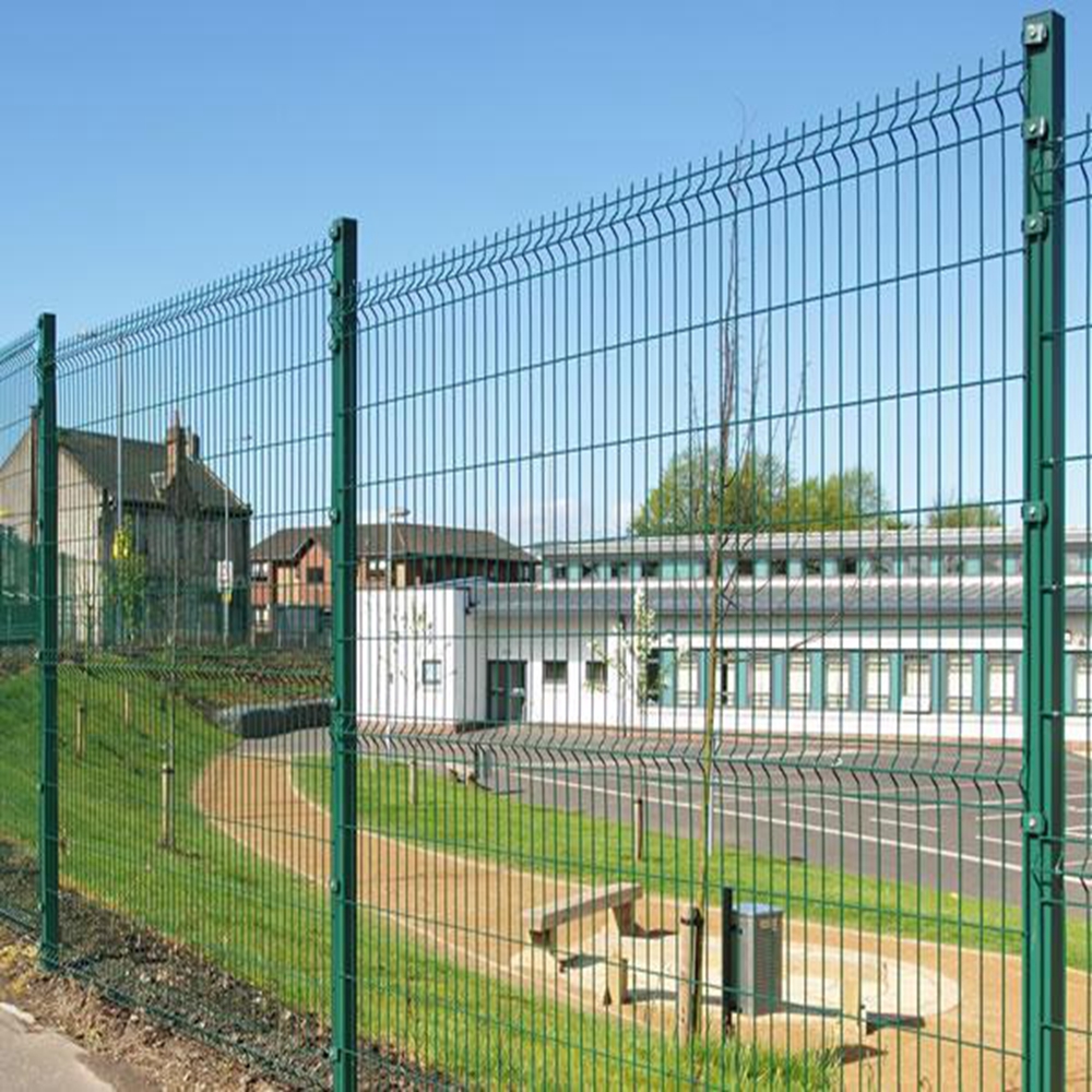 pvc coated galvanized 3d welded mesh fence