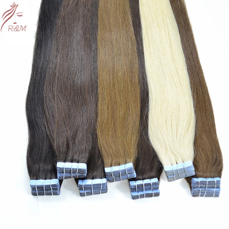 Tape Stick on Hair Extensions, Remy Tape in Hair Extensions